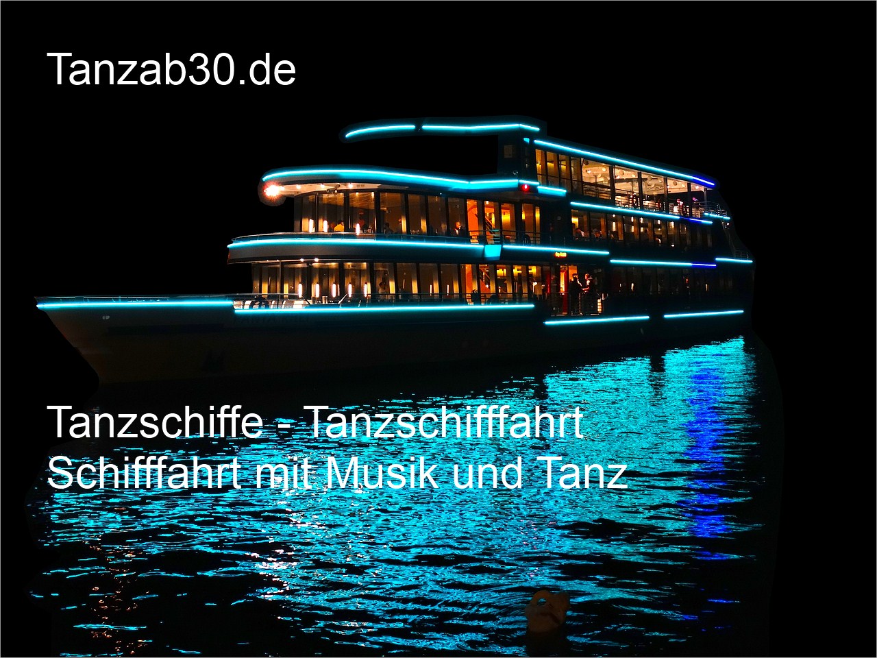 Party schiff ü30 möhnesee Tanzschiffe