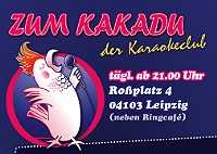 Karaoke in Leipzig.